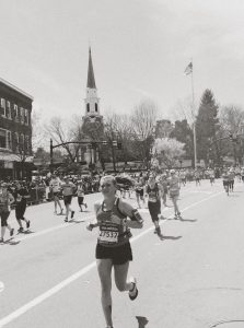 Corredora marathon de Boston